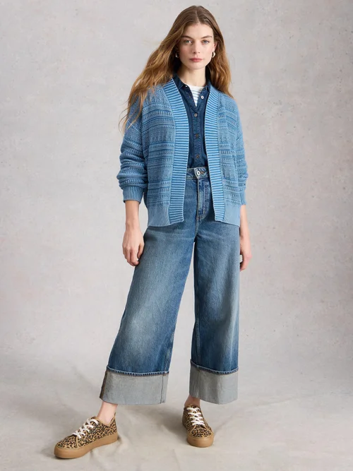 Strickjacke Kimberly - Mid Blue - XL Bild 2