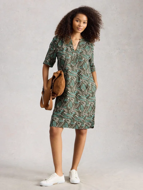 Leinenkleid June - Green Pr - 52/R Bild 2