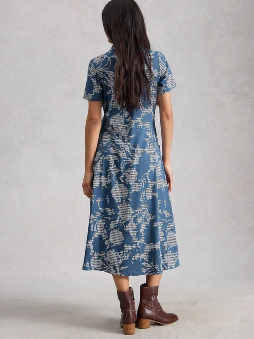 Blusenkleid Rua aus Jersey - Blue Pr - 52/R Bild 4
