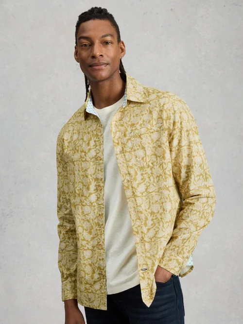 Hemd Finsbury mit floralem Print - Yellow Pr - XXXL/R Bild 3