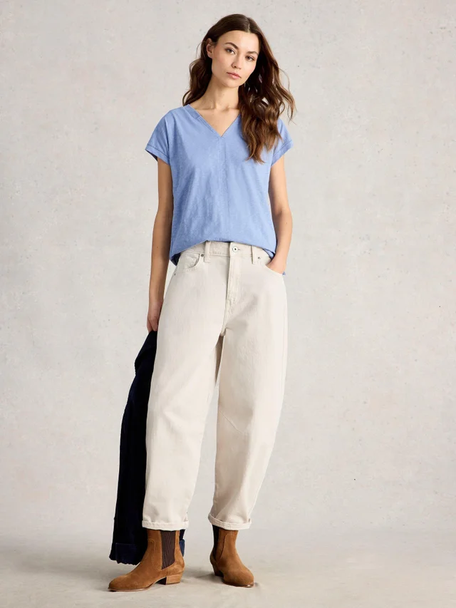 T-Shirt Neve mit V-Ausschnitt