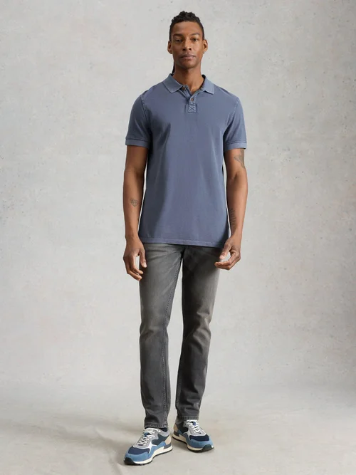 Polohemd Utility - Dus Blue - XL/R Bild 2