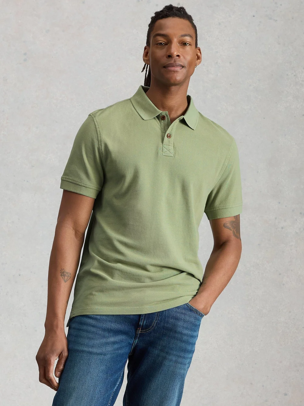 Polohemd Utility - Lgt Green - XXXL/R Bild 1
