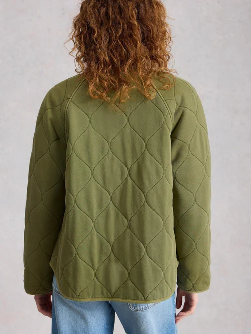 Steppjacke Anya aus Jersey - Mid Green - 48 Bild 4