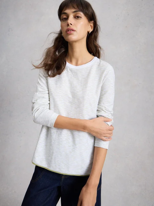 Langarmshirt Clara - White Mlt - 52 Bild 3