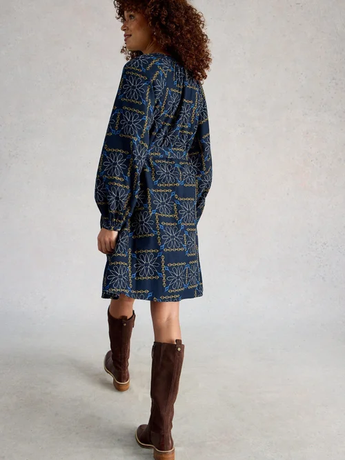 Kleid Monique - Blue Mlt - 44/R Bild 4