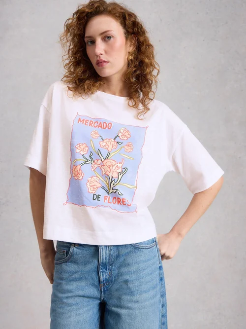 T-Shirt Katya - White Pr - 52 Bild 3