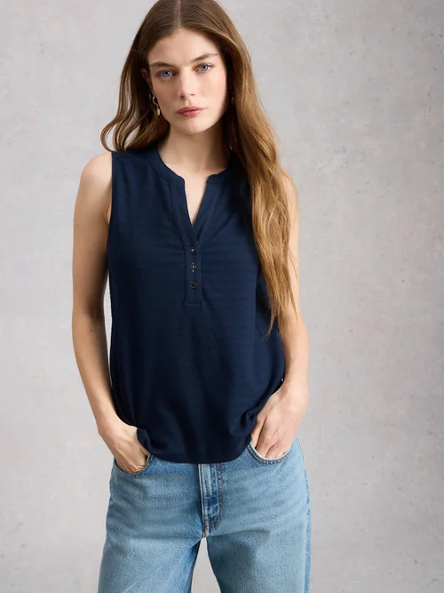 Ärmelloses Top Nora - Dark Navy - 52 Bild 3
