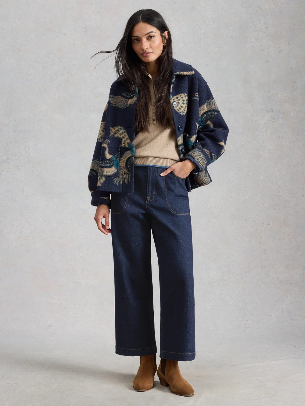7/8-Jeans Tia mit weitem Bein - Dk Denim - 52/R Bild 1