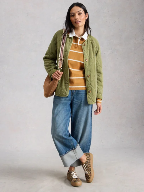 Gestreiftes Rugby-Top Stella - Yellow Mlt - 52 Bild 2