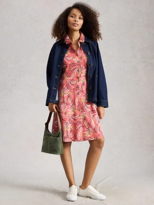 Blusenkleid Ria aus Jersey - Pink Pr - 52/R Bild 2