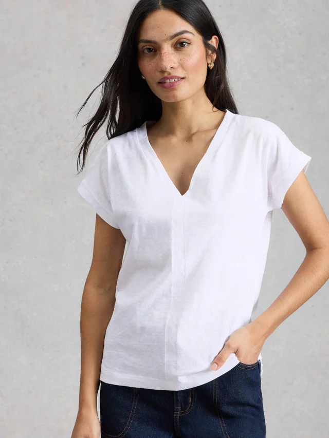 T-Shirt Neve mit V-Ausschnitt