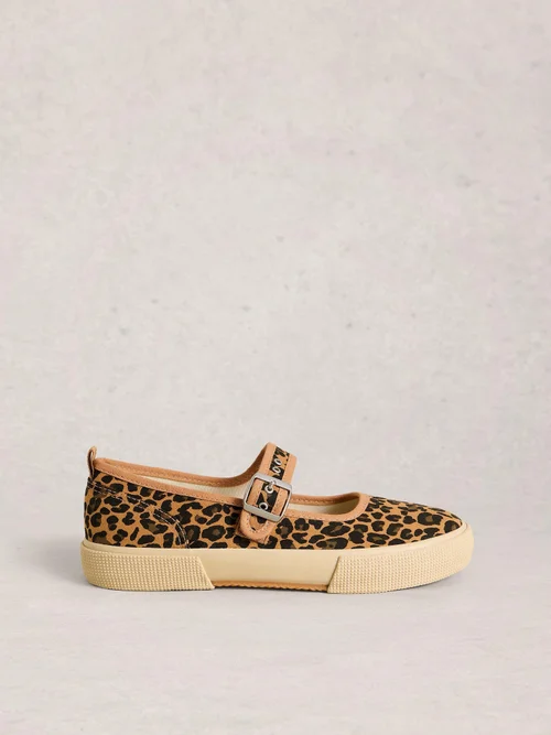 Mary Jane Stoffturnschuhe Pippa - Brown Mlt - 41 Bild 1