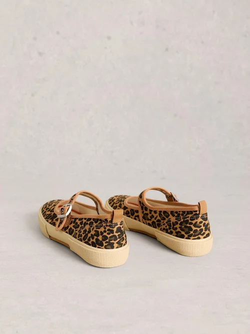 Mary Jane Stoffturnschuhe Pippa - Brown Mlt - 41 Bild 4