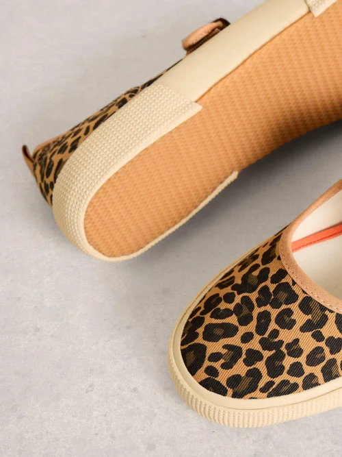 Mary Jane Stoffturnschuhe Pippa - Brown Mlt - 41 Bild 3