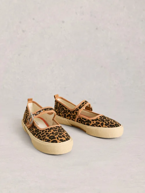 Mary Jane Stoffturnschuhe Pippa - Brown Mlt - 41 Bild 2