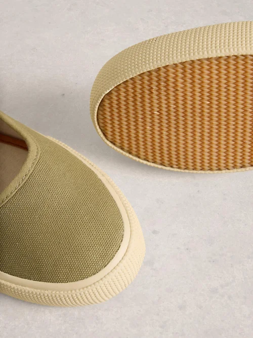 Mary Jane Stoffturnschuhe Pippa - Khaki Grn - 41 Bild 3