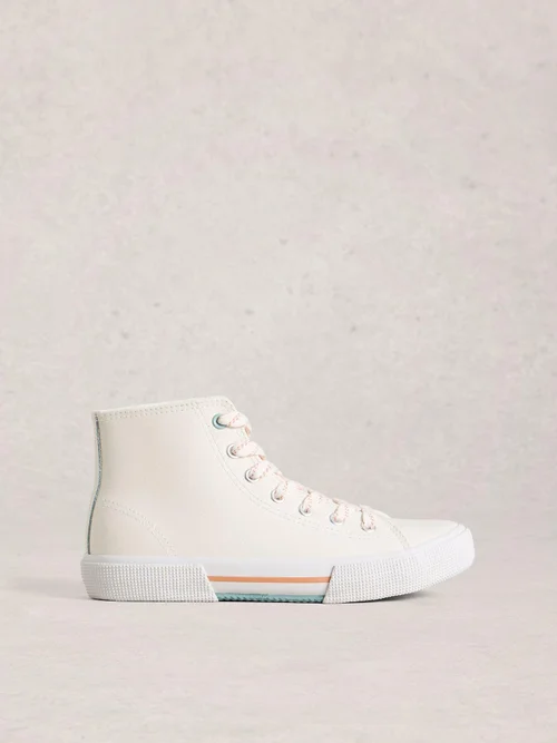 Hi-Top Sneaker Pippa aus Leder - Bril White - 41 Bild 1