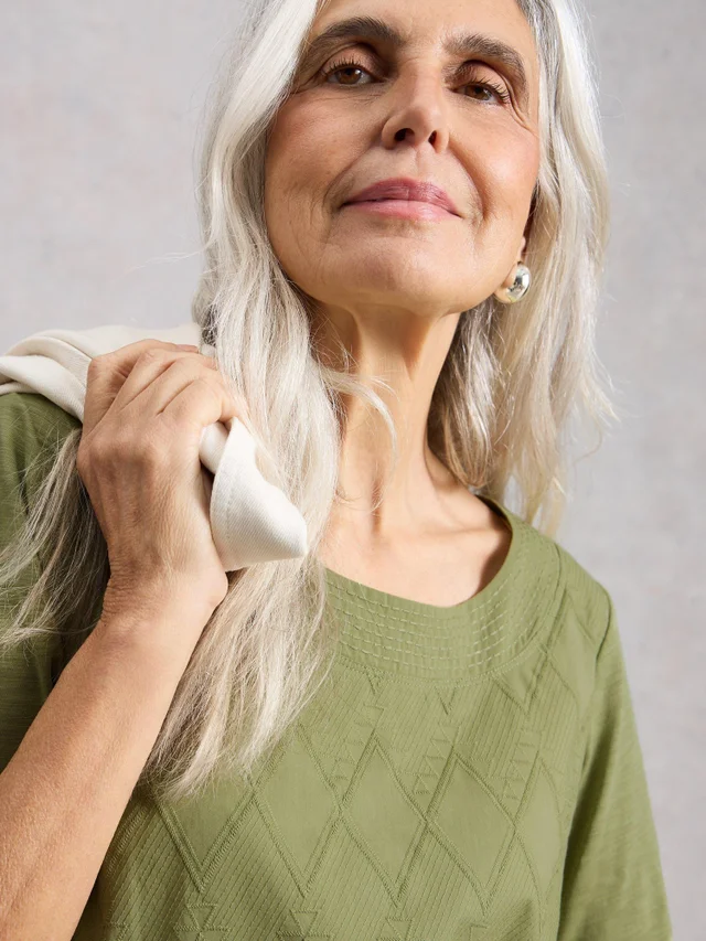 Besticktes Top Weaver