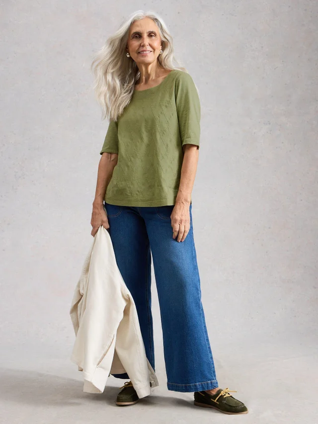 Besticktes Top Weaver