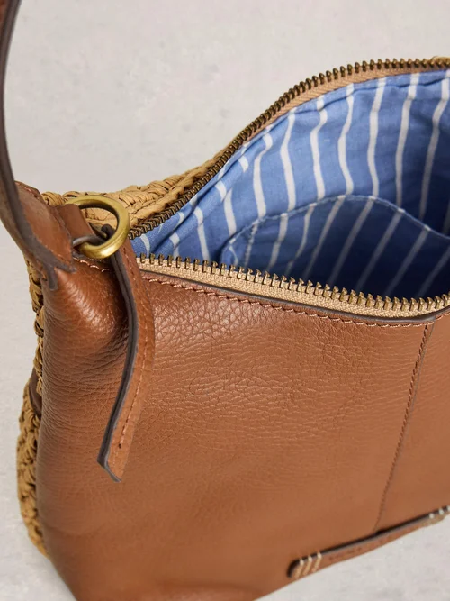 Mini-Umhängetasche Sophia aus Raffia-Bast Bild 4