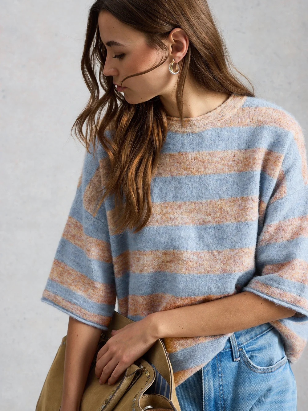 Gestreiftes Stricktop Kate - Nat Mlt - 52 Bild 1
