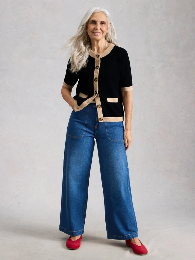 Kurzarmstrickjacke Charlotte