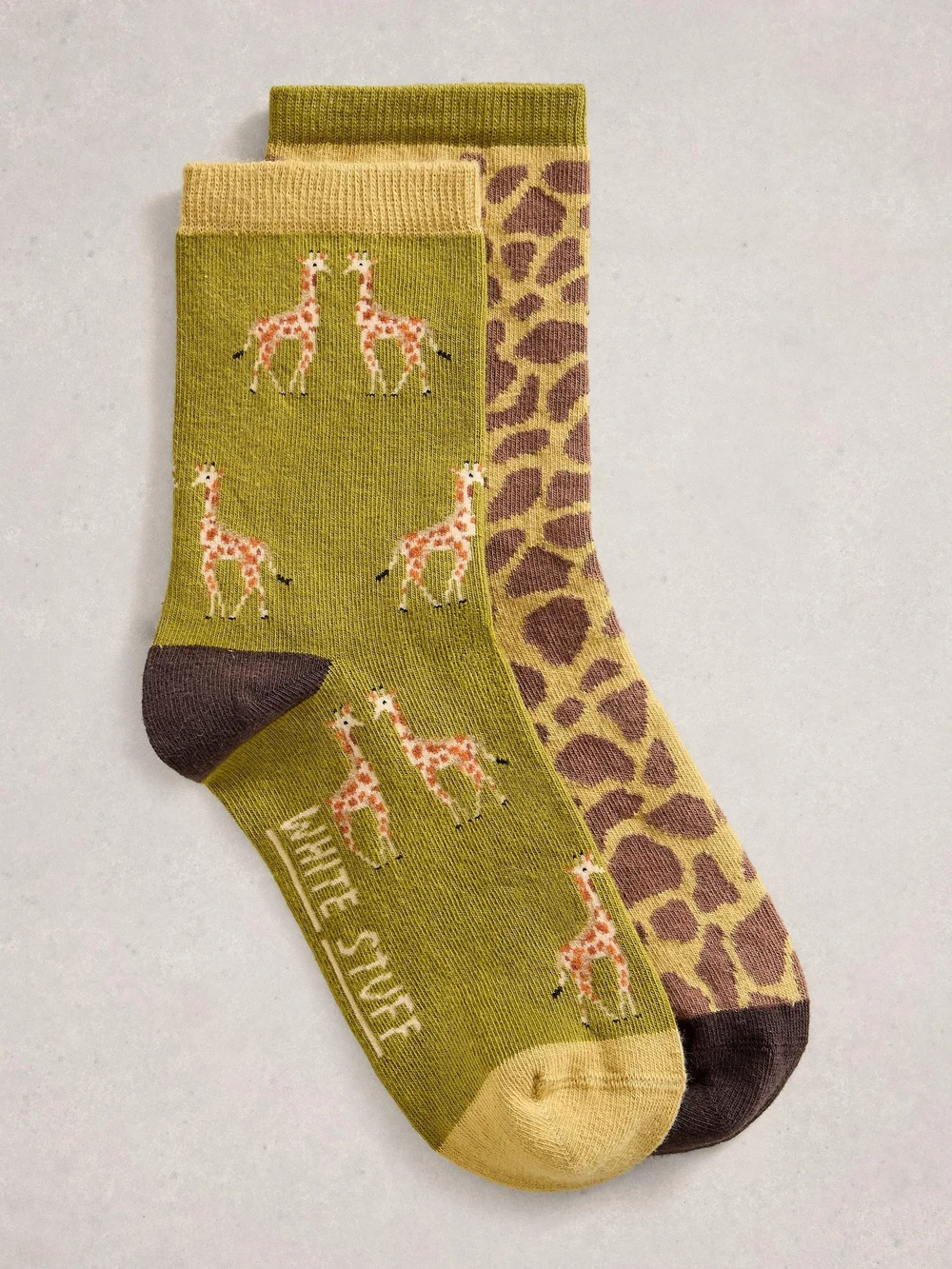 2er-Pack Socken Giraffe - Green Mlt - 39-41 Bild 1