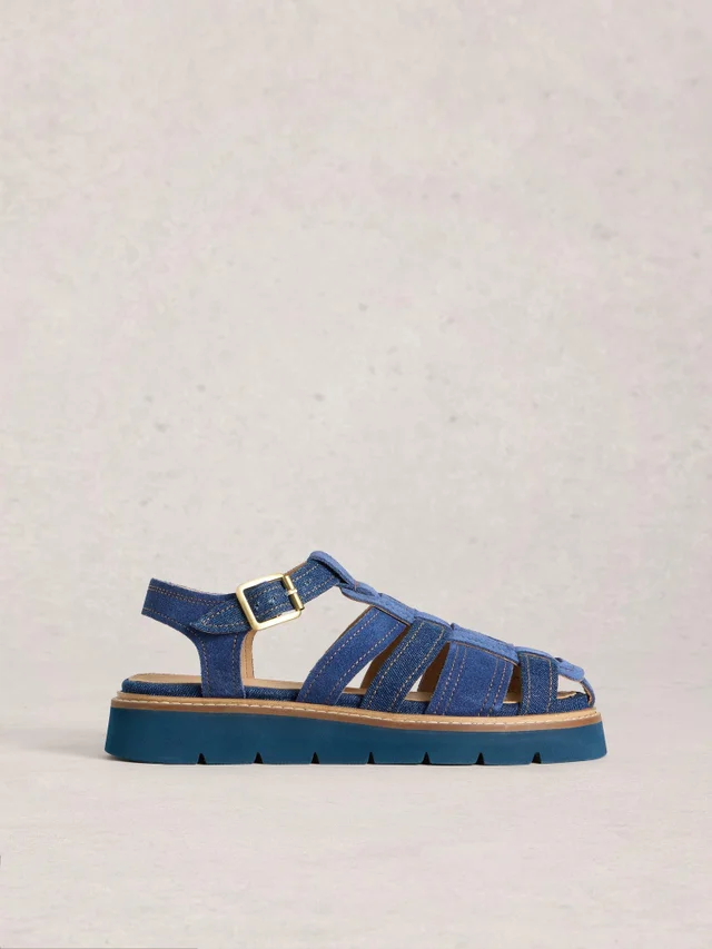 Riemensandalen mit Profilsohle