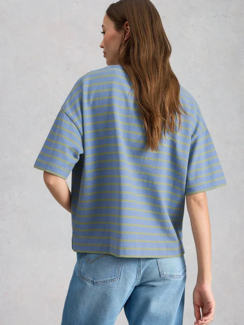 Gestreiftes T-Shirt Kat - Blue Mlt - 48 Bild 4