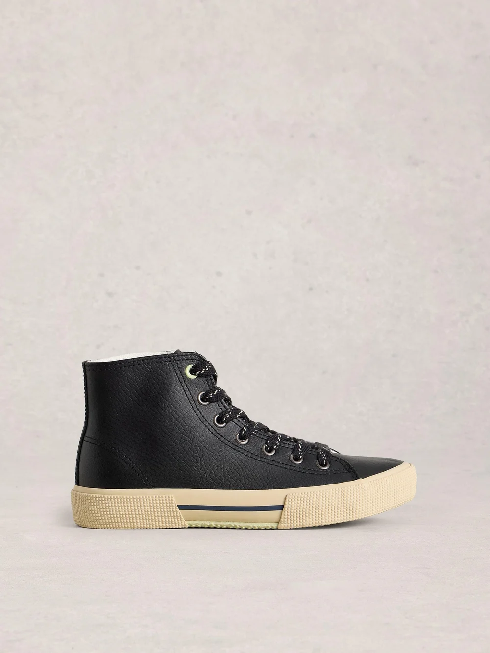 Hi-Top Sneaker Pippa aus Leder - Pure Blk - 41 Bild 1