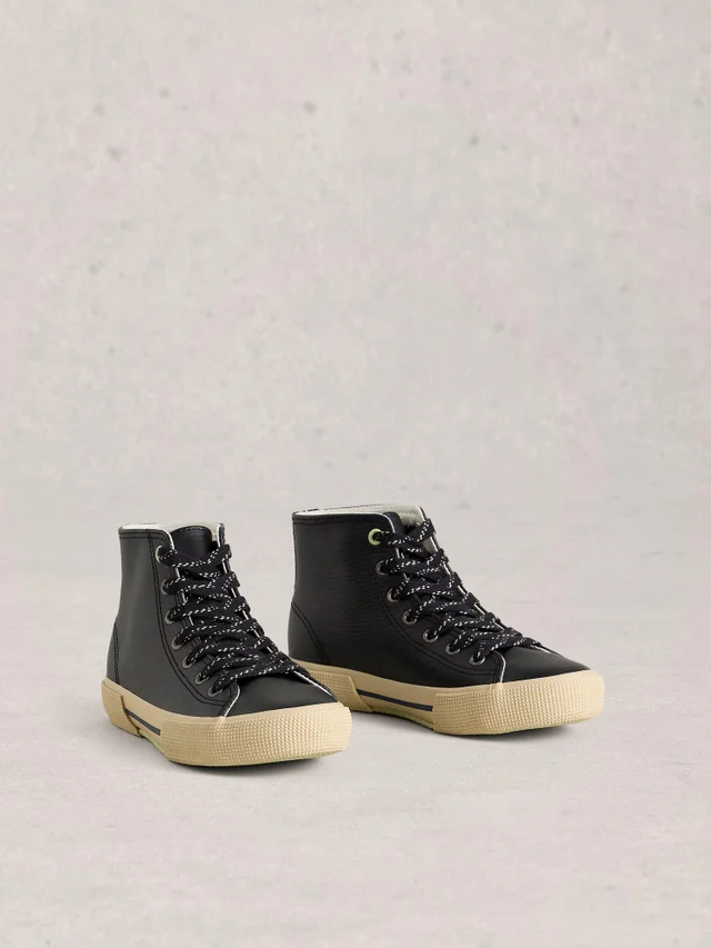 Hi-Top Sneaker Pippa aus Leder