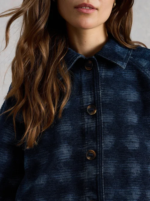 Jacquard-Jeansjacke Eden - Denim Mlt - 50/R Bild 3