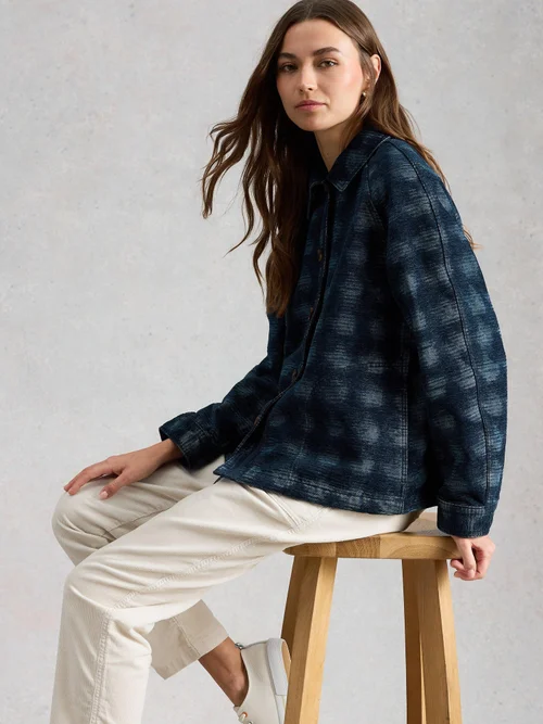 Jacquard-Jeansjacke Eden - Denim Mlt - 52/R Bild 1