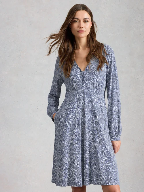 Jerseykleid Meg - Blue Mlt - 52/R Bild 3