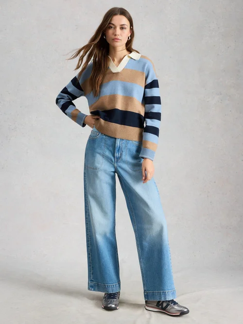 Rugby-Shirt Rochelle - Blue Mlt - 46 Bild 2