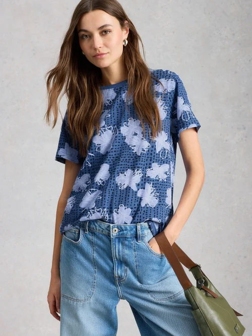 T-Shirt Clara - Navy Multi - 52 Bild 1