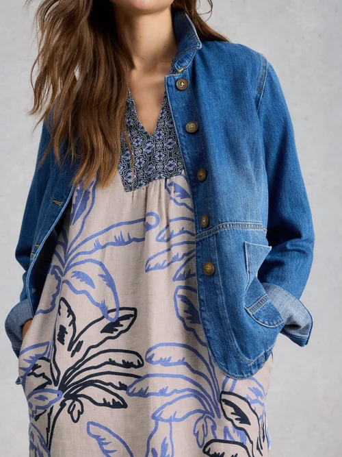 Leinenkleid Ash - Ivory Mlt - 52/R Bild 3