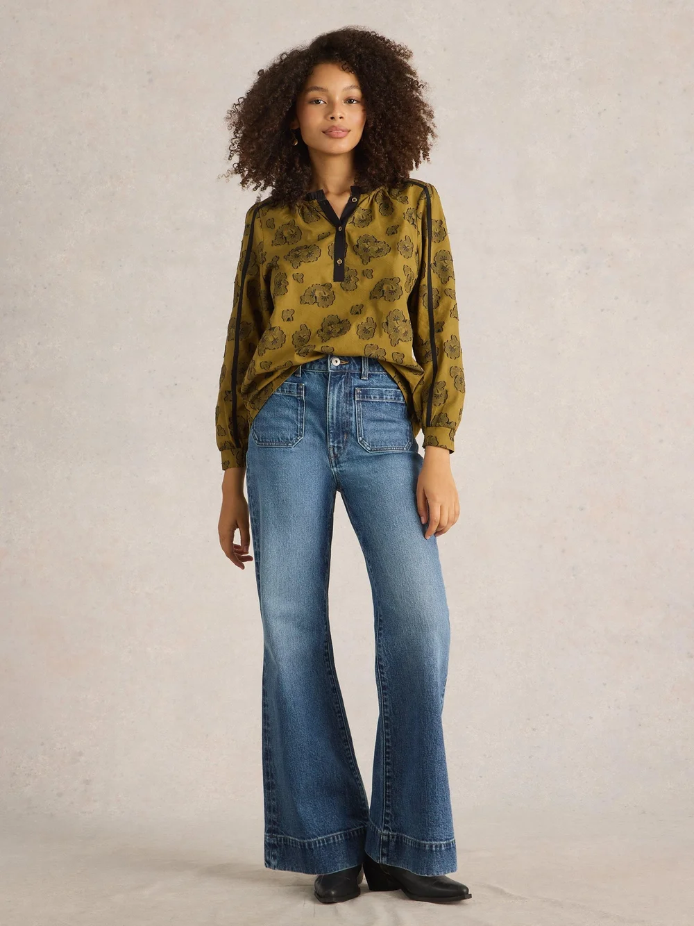 Ausgestellte Jeans Frankie - Mid Denim - 50/R Bild 1