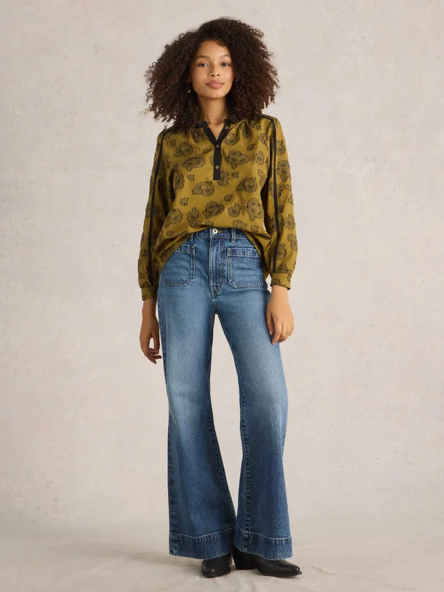Ausgestellte Jeans Frankie