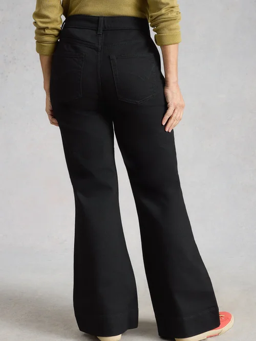 Ausgestellte Jeans Frankie - Pure Blk - 52/R Bild 4