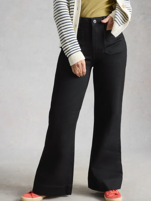 Ausgestellte Jeans Frankie - Pure Blk - 52/R Bild 1