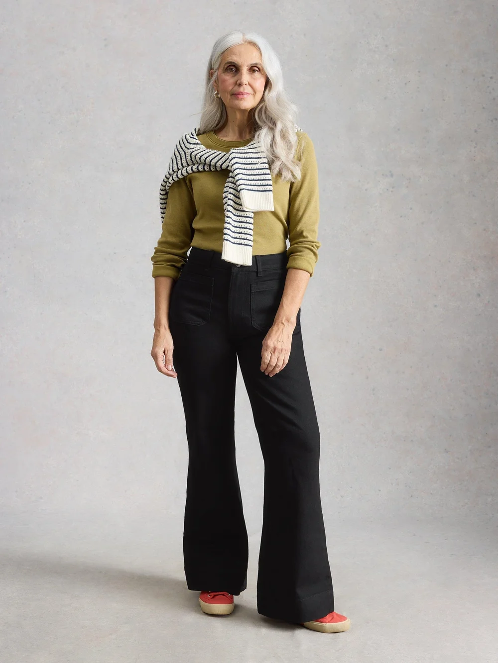 Ausgestellte Jeans Frankie - Pure Blk - 52/R Bild 1