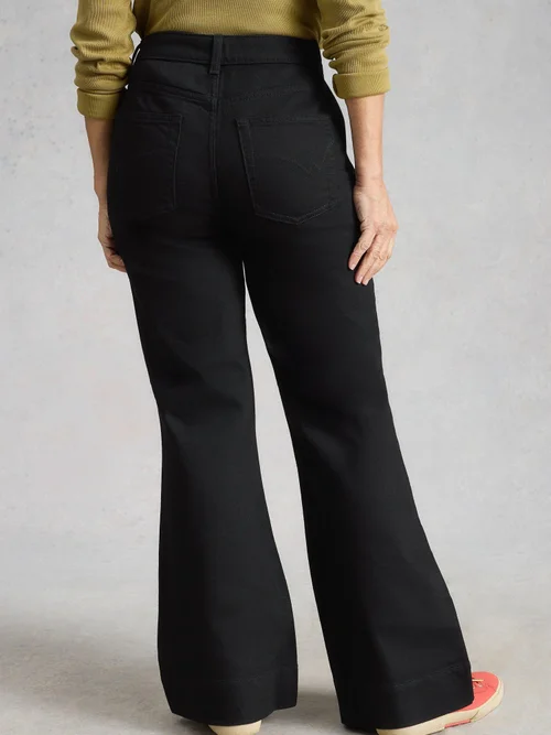 Ausgestellte Jeans Frankie - Pure Blk - 52/R Bild 4