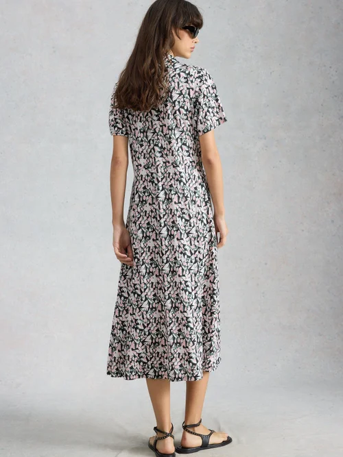 Blusenkleid Rua aus Jersey - Blk Mlt - 52/R Bild 4