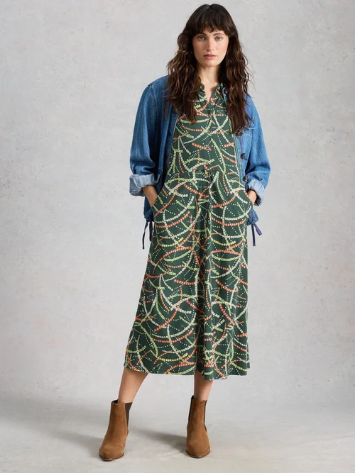 Blusenkleid Rua aus Jersey - Green Mlt - 52/R Bild 2