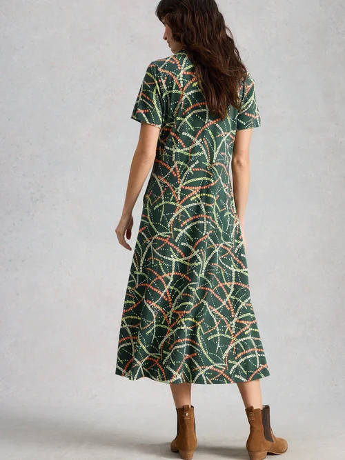 Blusenkleid Rua aus Jersey - Green Mlt - 52/R Bild 4