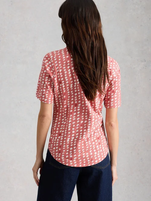 Kurzarmbluse Annie - Pink Mlt - 46 Bild 4