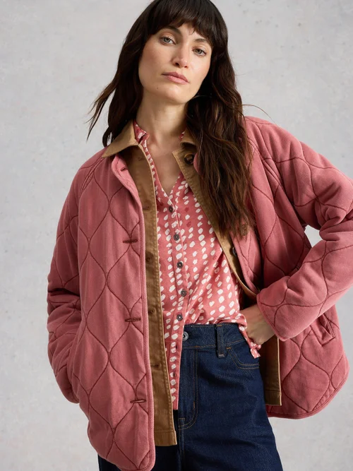 Kurzarmbluse Annie - Pink Mlt - 46 Bild 1