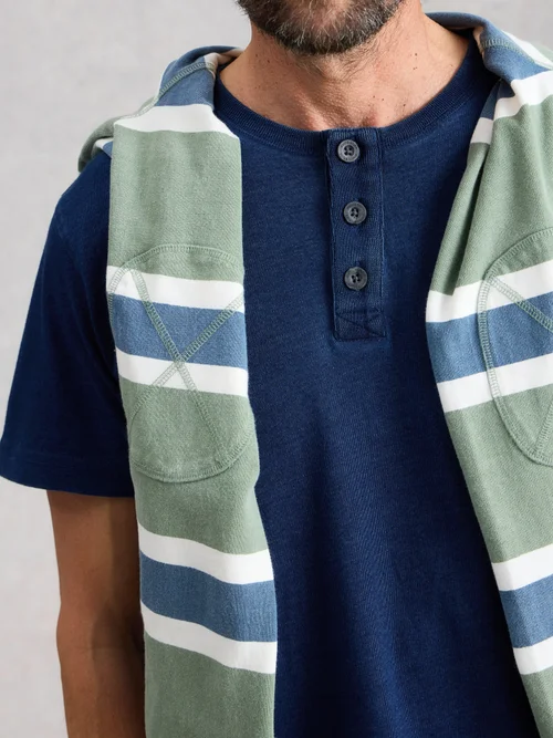Indigo-T-Shirt Hastings - Indigo Ble - XXXL Bild 3